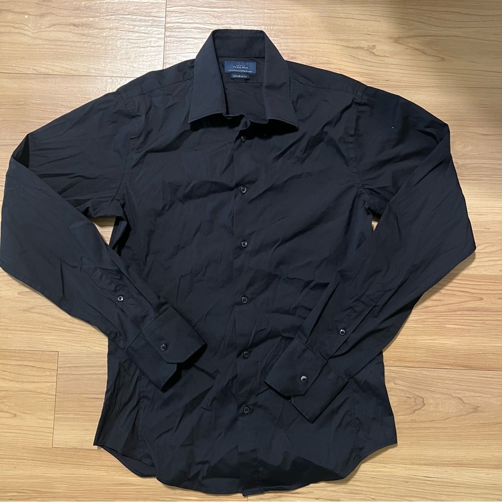 Zara Black Men's Dress Shirt